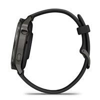 Garmin Venu® 4 - 41 mm Slate a Černý silikonový řemínek