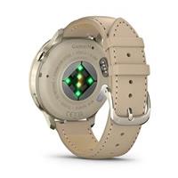 Garmin Venu 4 (41 mm) Zlaté / Bílý silikonový řemínek a Light Sand kožený řemínek, EU (upravit kartu)