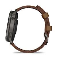 Garmin Venu 4 (45 mm) Slate / Černý silikonový řemínek a Hnědý kožený řemínek, EU (upravit kartu)