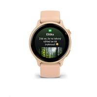 Garmin vívoactive® 6 Metallic Pink Dawn / řemínek Pink Dawn