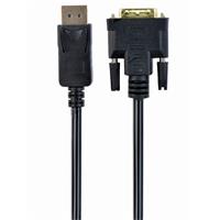 Gembird CC-DPM-DVIM-1M kabel DP na DVI 1m černá