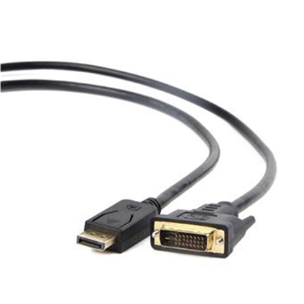 Gembird CC-DPM-DVIM-1M kabel DP na DVI 1m černá