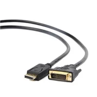 Gembird CC-DPM-DVIM-1M kabel DP na DVI 1m černá
