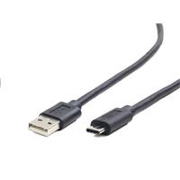 Gembird USB 2.0 AM to Type-C cable (AM/CM), 1m, černá