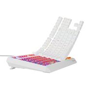 GENESIS herní klávesnice THOR 230/TKL/RGB/Outemu Red/Bezdrátová USB + Bluetooth/US layout/Bílá