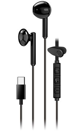 GENIUS headset HS-M366 Black/ černý/ USB-C/ 360° rotační klip