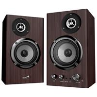 GENIUS repro SP-HF1812 Dark Brown/ 2.0/ 50W/ Bluetooth 5.3/ dřevěné/ barva tmavé dřevo