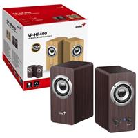GENIUS repro SP-HF400 Dark Brown/ 2.0/ 10W/ dřevěné/ barva tmavé dřevo