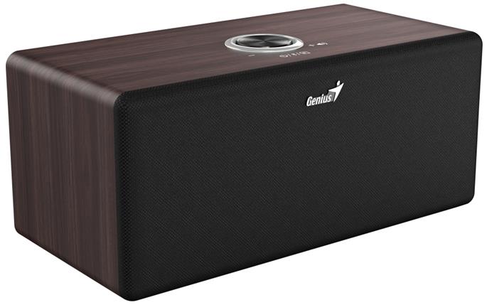 GENIUS repro SP-HF505BT Dark Brown/ Bluetooth 5.3/ 20W/ barva tmavé dřevo