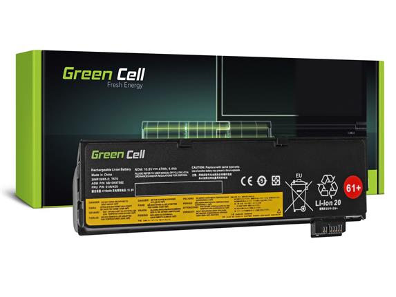 Green Cell Baterie pro Lenovo ThinkPad T470 T570 A475 P51S T25 / 11,1V 4400mAh