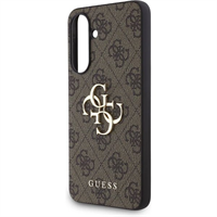 Guess PU 4G Metal Logo kryt Samsung Galaxy A56 hnědý