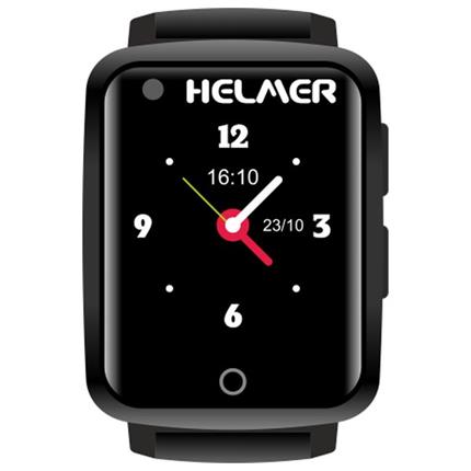 HELMER seniorské hodinky LK 716 s GPS lokátorem/ dot. disp./ snímač srdečního tepu/ nano SIM/ IP67/