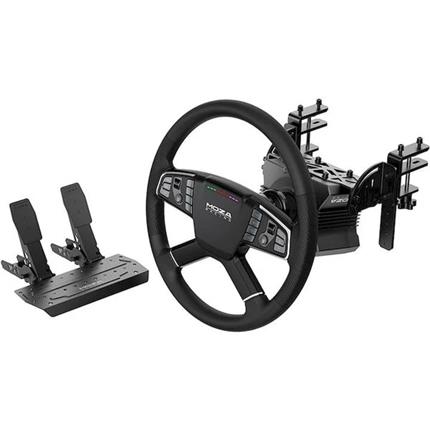 Herní set - R5 základna + volant pro nákladní automobily+ SRP-Lite pedály + držák Moza Racing RS071