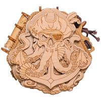 Hlavolam EscapeWelt 3D dřevěný Blackbeard's Compass