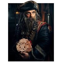 Hlavolam EscapeWelt 3D dřevěný Blackbeard's Compass