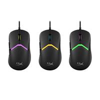 HP HyperX Pulsefire Saga/Herní/Optická/Pro praváky/26 000 DPI/Drátové USB-A/Černá