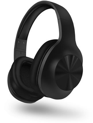 HYPERBASS BASS+ bezdrátová sluchátka s mikrofonem, ČERNÁ