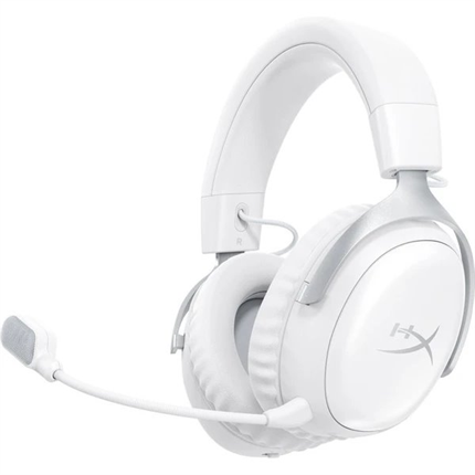 HyperX Cloud III S bezdrátová herní sluchátka bílá
