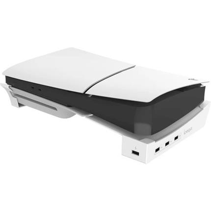 iPega P5S008 Horizontální Stojan s USB HUB pro PS5 Slim bílý