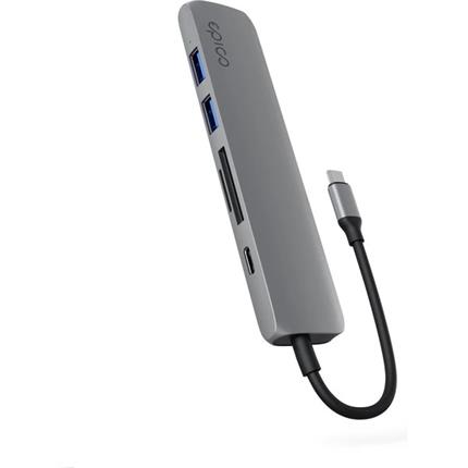 iWant 6v1 hliníkový hub 8K s USB-C vesmírně šedý