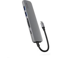 iWant 6v1 hliníkový hub 8K s USB-C vesmírně šedý