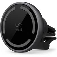 iWant Air MagSafe držák do auta s bezdrátovým nabíjením vesmírně šedý