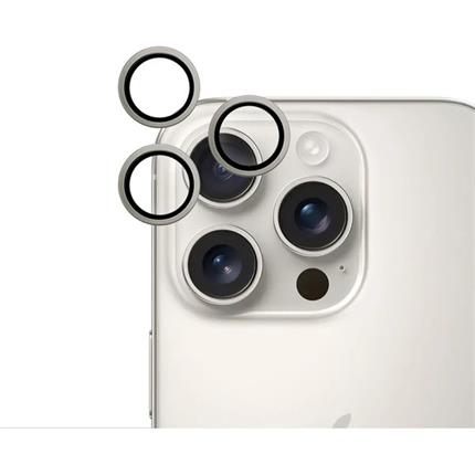 iWant ochrana čoček na kameru Apple iPhone 16 Pro/16 Pro Max přírodní titan