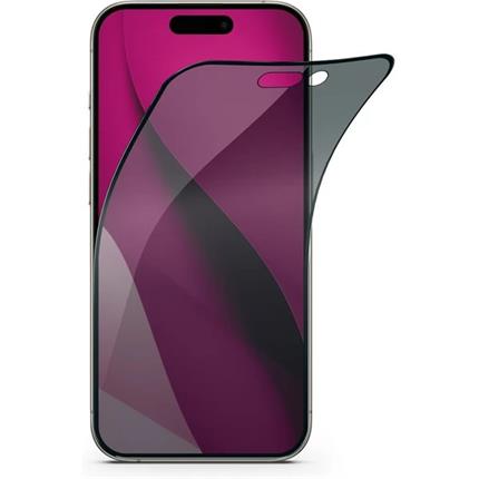 iWant Privacy FlexiGlass IM 2,5D tvrzené sklo pro iPhone 15 Plus (obálka + šedý aplikátor)