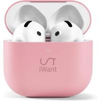 iWant silikonový obal pro Airpods 4/4 (ANC) růžová