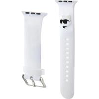 Karl Lagerfeld Choupette Head NFT řemínek Apple Watch 42/44/45/49 bílý