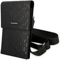 Karl Lagerfeld Monogram Wallet Phone Bag černé