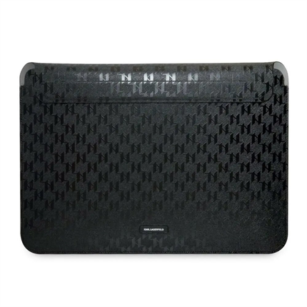 Karl Lagerfeld Saffiano Monogram Computer Sleeve 13 & 14" černá