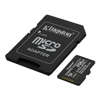 Kingston MicroSDXC karta 256GB Canvas Select Plus, U1, V10, A1, SD Adaptér