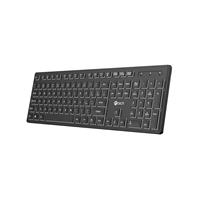 Klávesnice C-TECH KB-201-BL, nízkoprofilová,