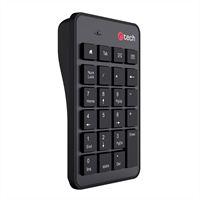 Klávesnice C-TECH KBN-02WS, bezdrátová, numerická