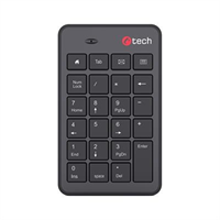 Klávesnice C-TECH KBN-02WS, bezdrátová, numerická