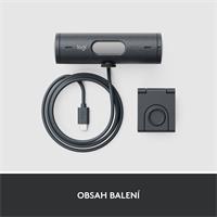 Konferenční kamera Logitech BRIO 500, Graphite