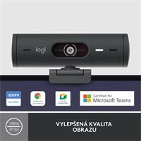 Konferenční kamera Logitech BRIO 500, Graphite