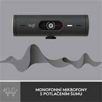 Konferenční kamera Logitech BRIO 500, Graphite