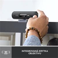 Konferenční kamera Logitech BRIO 500, Graphite