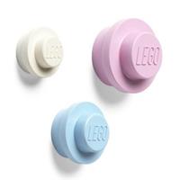 LEGO 40161736 Room Copenhagen Věšák n azeď 3ks (bílá | modrá | růžová)