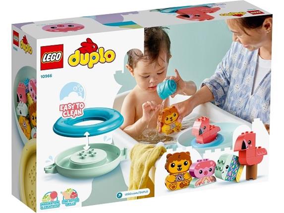 LEGO DUPLO My First 10966 Legrace ve vaně: Plovoucí ostrov se zvířátky