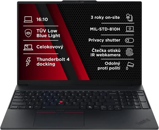 Lenovo ThinkPad E16 Gen 3 Black (21SR0077CK)
