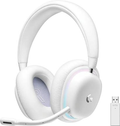 Logitech G735 Wireless herní sluchátka bílá