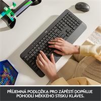 Logitech Klávesnice Wireless K650, CZ/SK, graphite