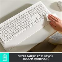 Logitech Klávesnice Wireless K650, CZ/SK, graphite