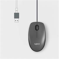 Logitech M100-USB kabelová myš-černá