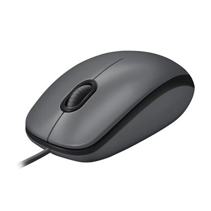 Logitech M100-USB kabelová myš-černá