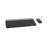 Logitech Slim Wireless Combo MK470 CZ+SK černá