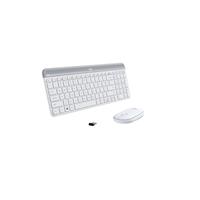 Logitech Slim Wireless Combo MK470 US bílá